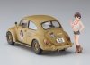 Hasegawa SP488-52288 Wild Egg Girls Volkswagen Beetle Type 1 Rei Hazumi w/Figure 1/24